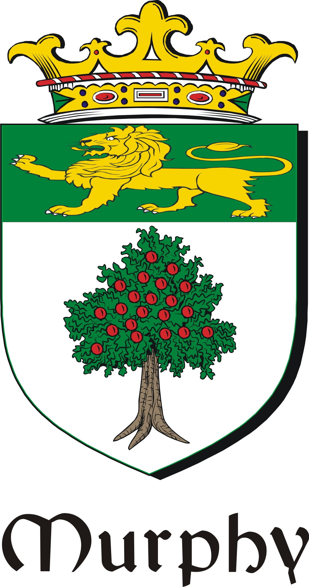 Product picture Murphy Family Crest / Irish Coat of Arms Image Download
