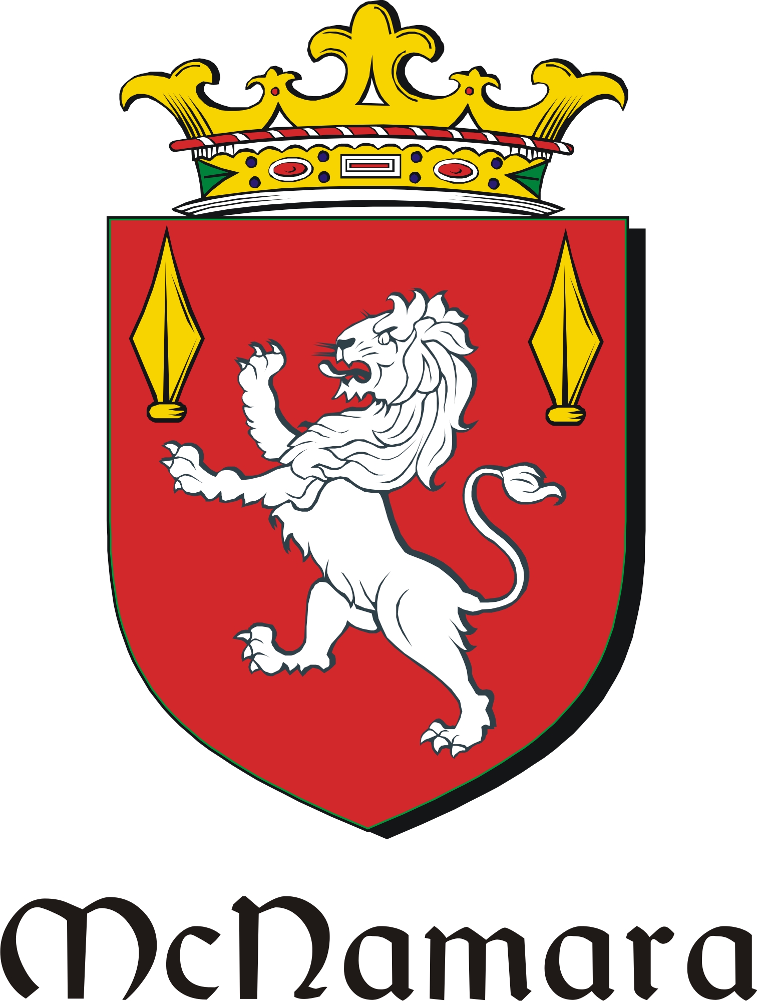 Product picture Namara-Mac Family Crest / Irish Coat of Arms Image Download