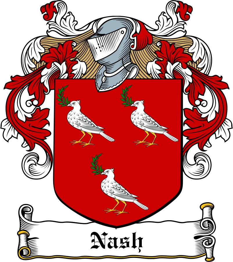 Product picture Nash Family Crest / Irish Coat of Arms Image Download