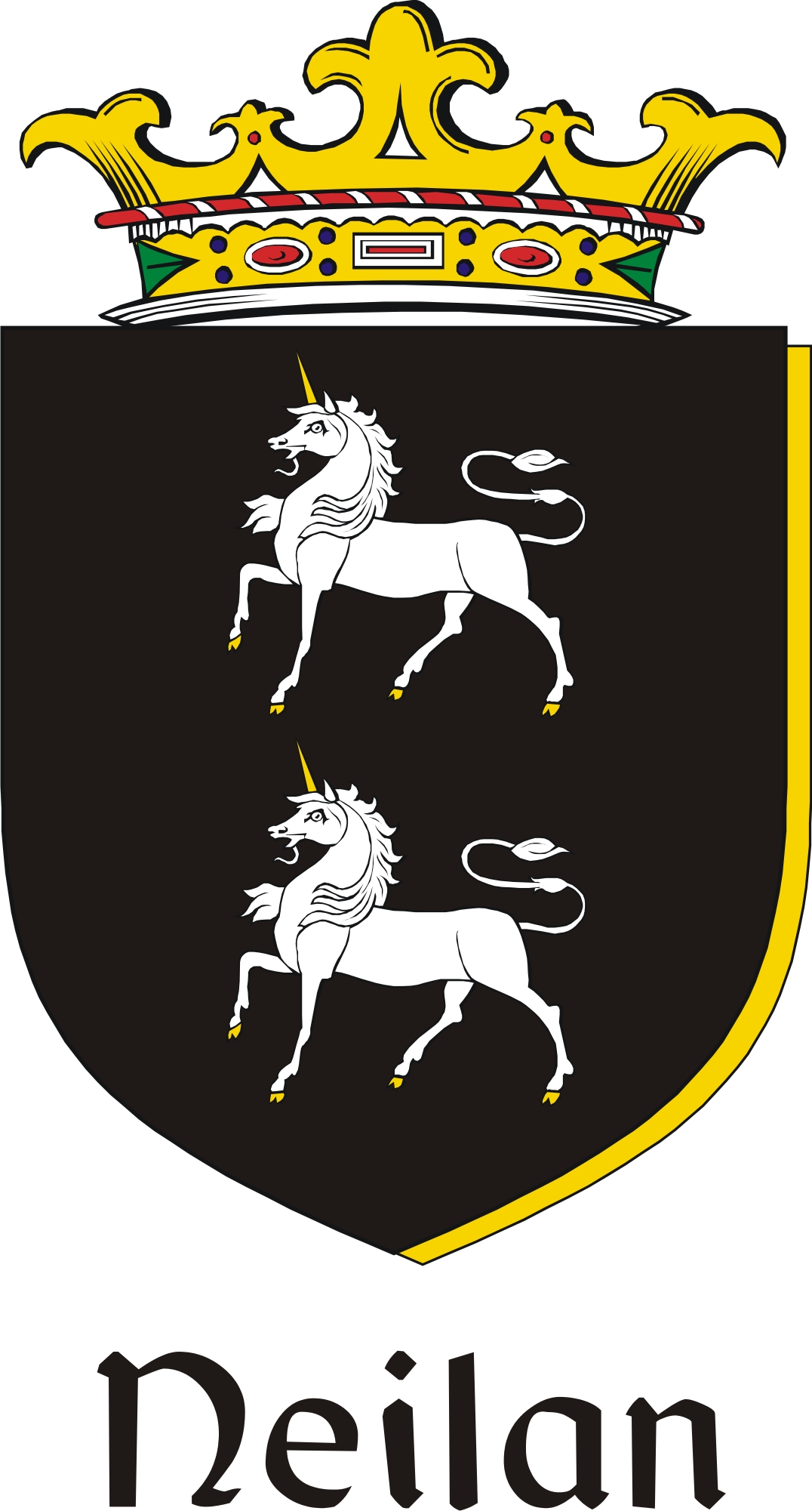 Product picture Neilan Family Crest / Irish Coat of Arms Image Download