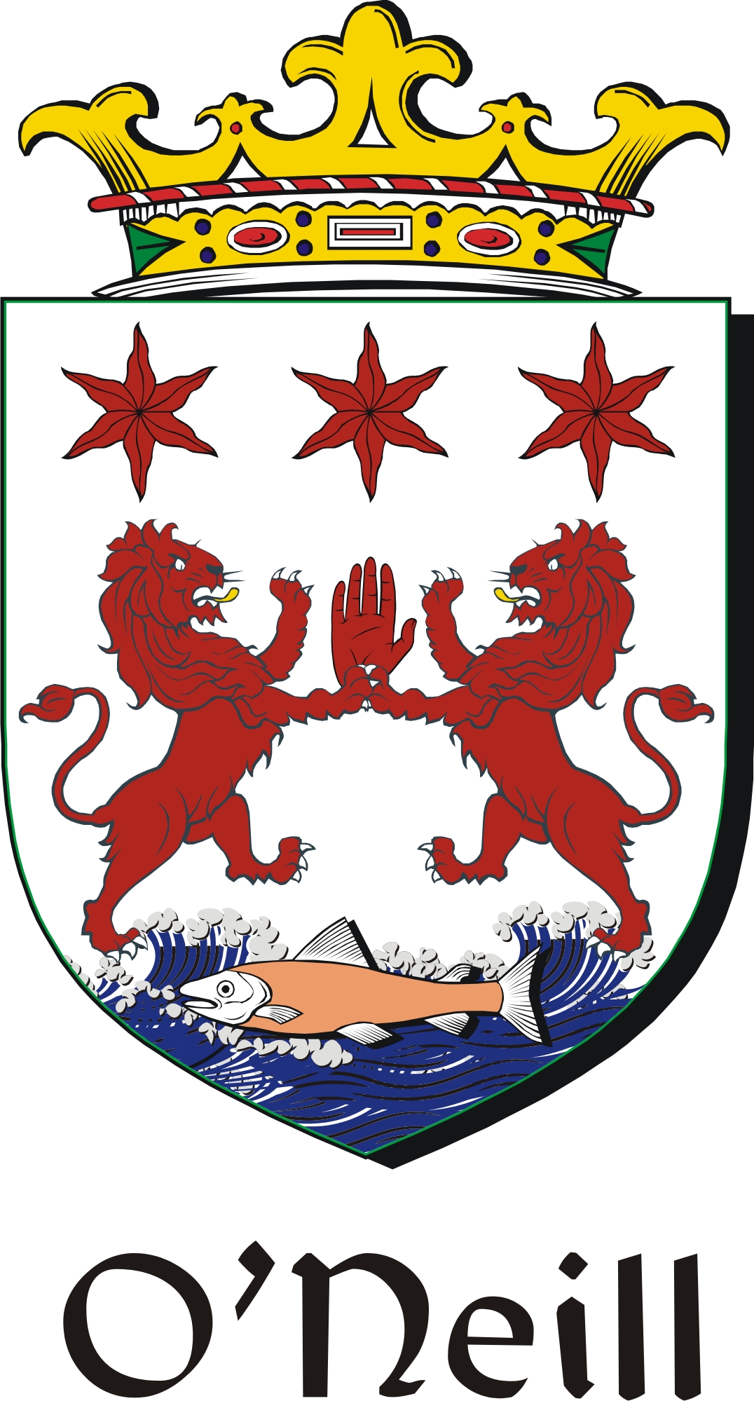 Product picture Neill-O Family Crest / Irish Coat of Arms Image Download