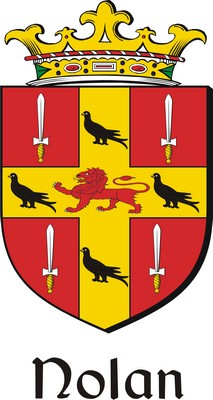 Product picture Nolan Family Crest / Irish Coat of Arms Image Download