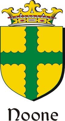 Product picture Noone Family Crest / Irish Coat of Arms Image Download