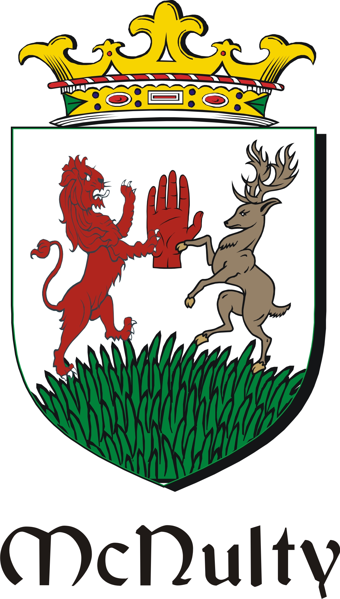 Product picture Nulty-Mc Family Crest / Irish Coat of Arms Image Download