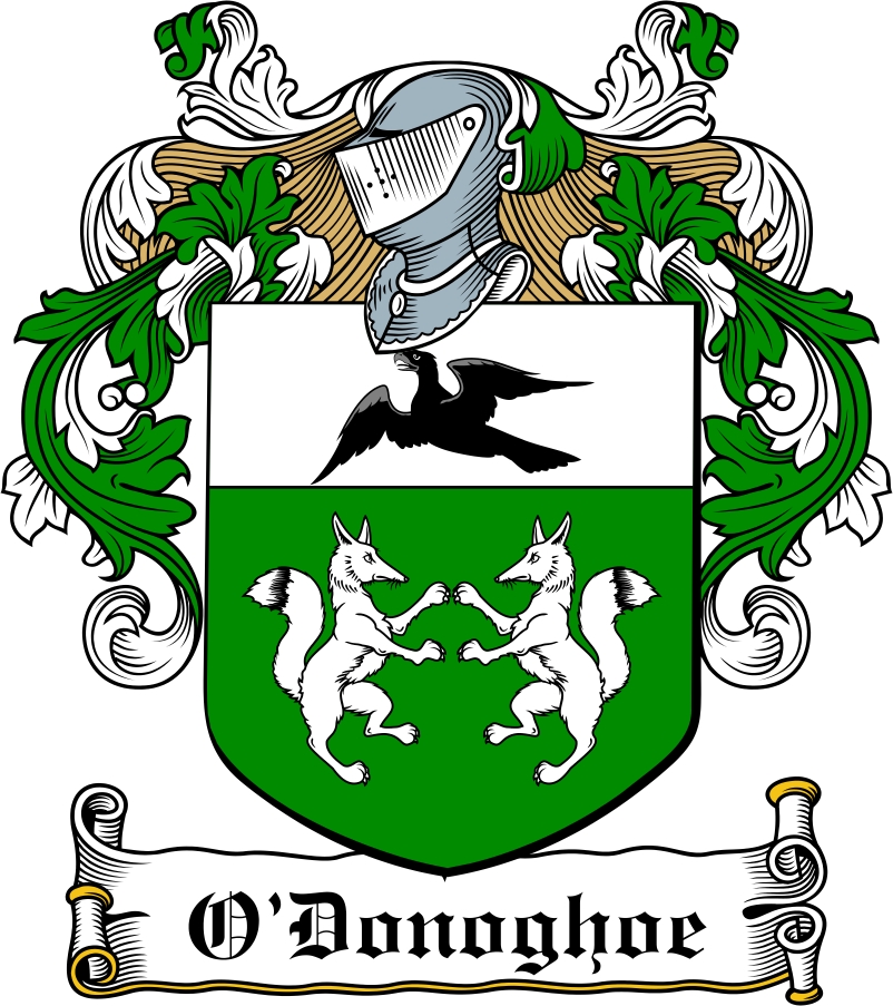 Product picture O&lsquo;Donoghoe Family Crest / Irish Coat of Arms Image Download