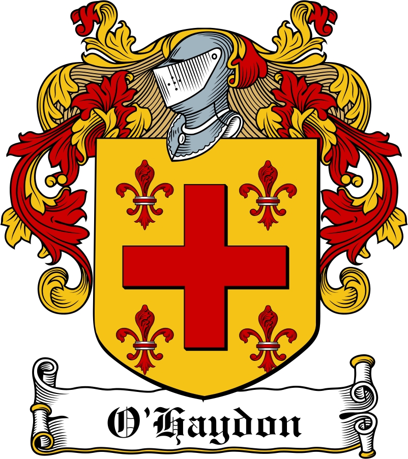 Product picture O&lsquo;Haydon Family Crest / Irish Coat of Arms Image Download