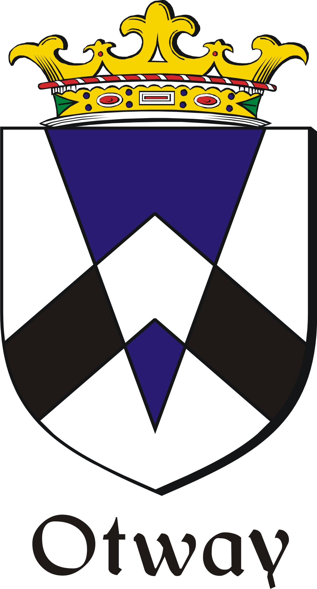 Product picture Otway Family Crest / Irish Coat of Arms Image Download