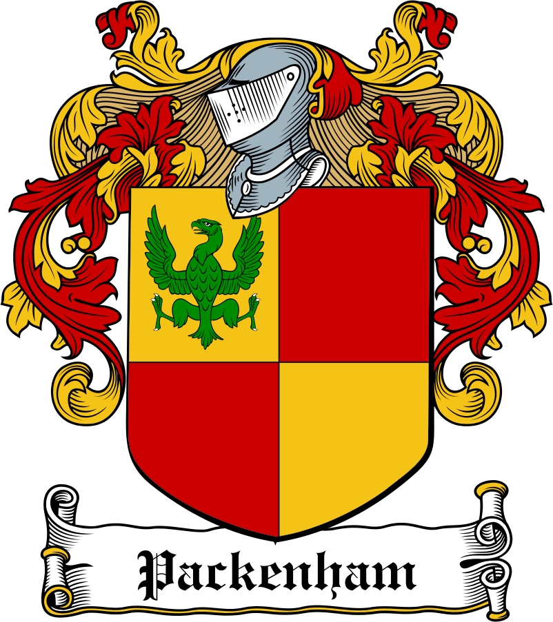 Product picture Packenham Family Crest / Irish Coat of Arms Image Download