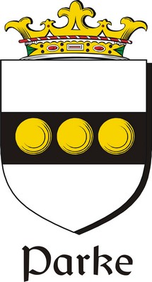 Product picture Parke Family Crest / Irish Coat of Arms Image Download