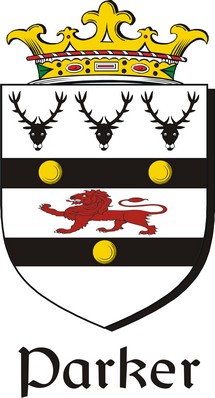 Product picture Parker Family Crest / Irish Coat of Arms Image Download