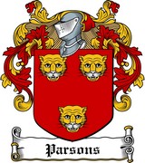 Product picture Parsons Family Crest / Irish Coat of Arms Image Download