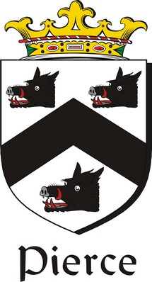 Product picture Pierce Family Crest / Irish Coat of Arms Image Download