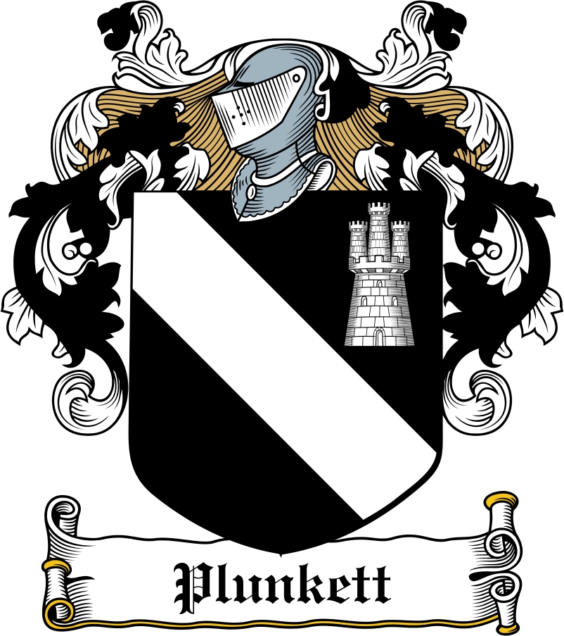 Product picture Plunkett Family Crest / Irish Coat of Arms Image Download