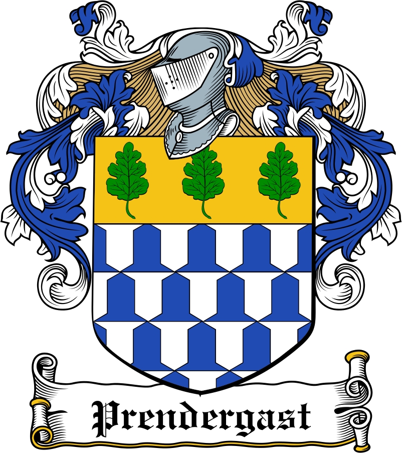 Product picture Prendergast Family Crest / Irish Coat of Arms Image Download