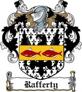 Product picture Rafferty Family Crest / Irish Coat of Arms Image Download
