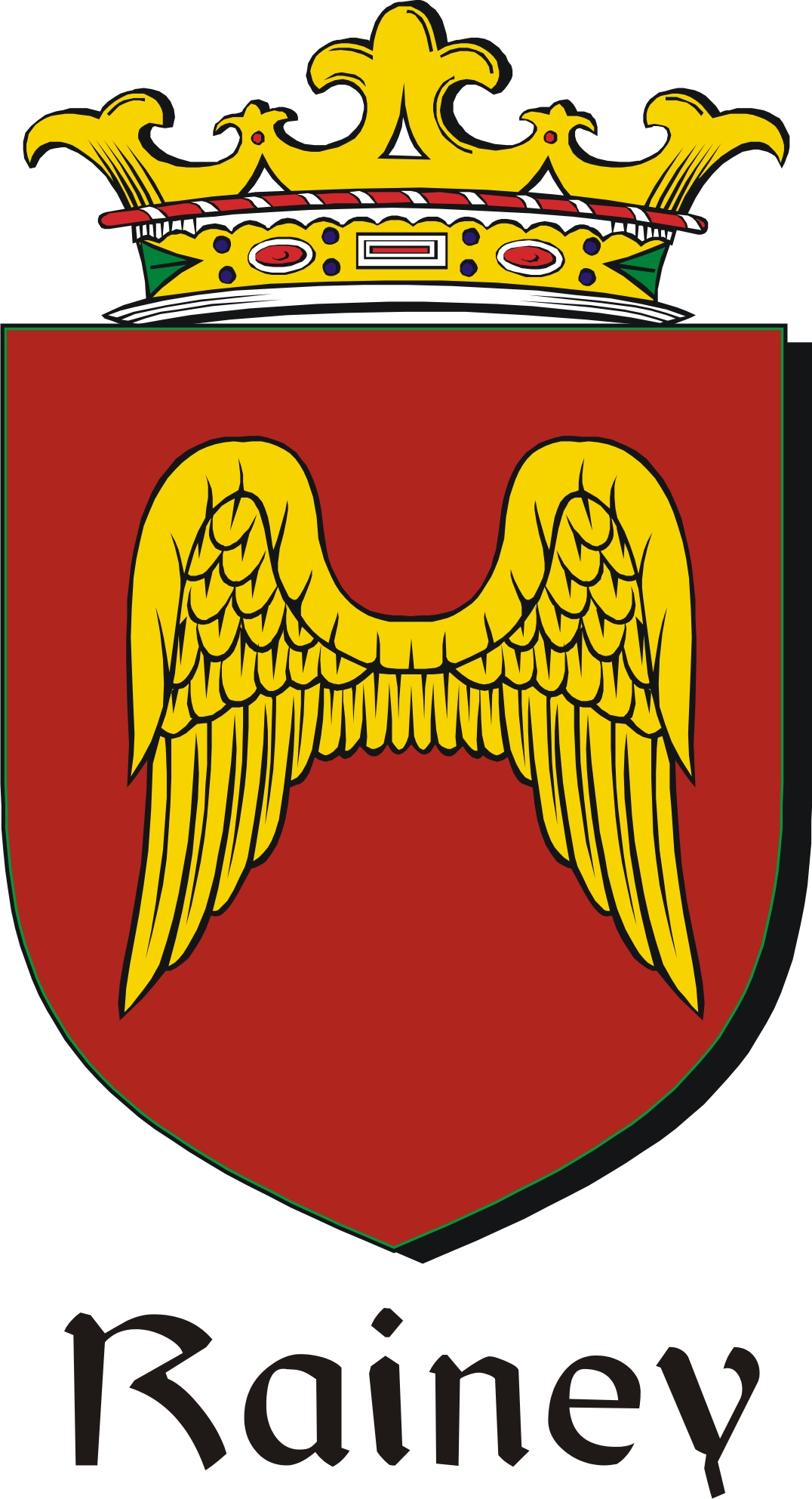Product picture Rainey Family Crest / Irish Coat of Arms Image Download