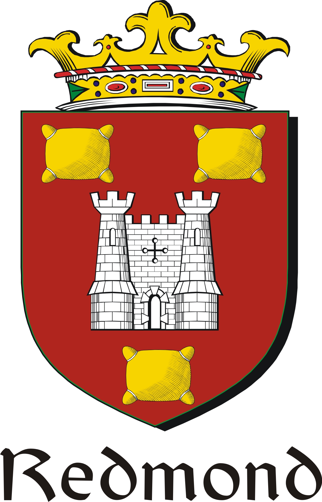 Product picture Redmond Family Crest / Irish Coat of Arms Image Download