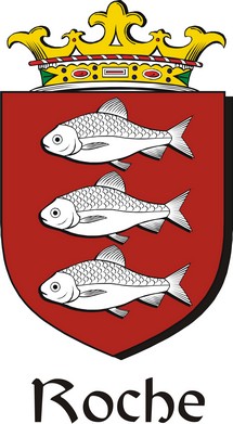 Product picture Roche Family Crest / Irish Coat of Arms Image Download