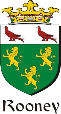 Product picture Rooney Family Crest / Irish Coat of Arms Image Download