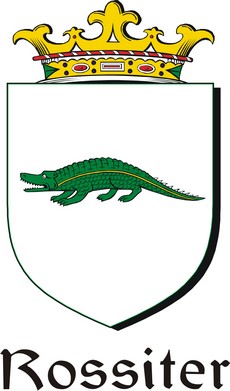 Product picture Rossiter Family Crest / Irish Coat of Arms Image Download