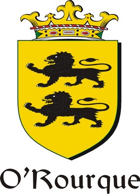 Product picture Rourque-O Family Crest / Irish Coat of Arms Image Download
