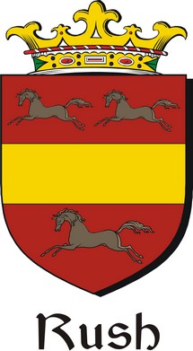 Product picture Rush Family Crest / Irish Coat of Arms Image Download