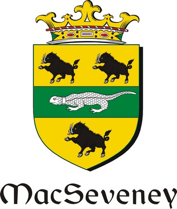 Product picture Seveney-Mac Family Crest / Irish Coat of Arms Image Download