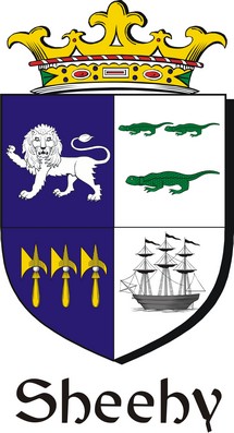Product picture Sheehy Family Crest / Irish Coat of Arms Image Download
