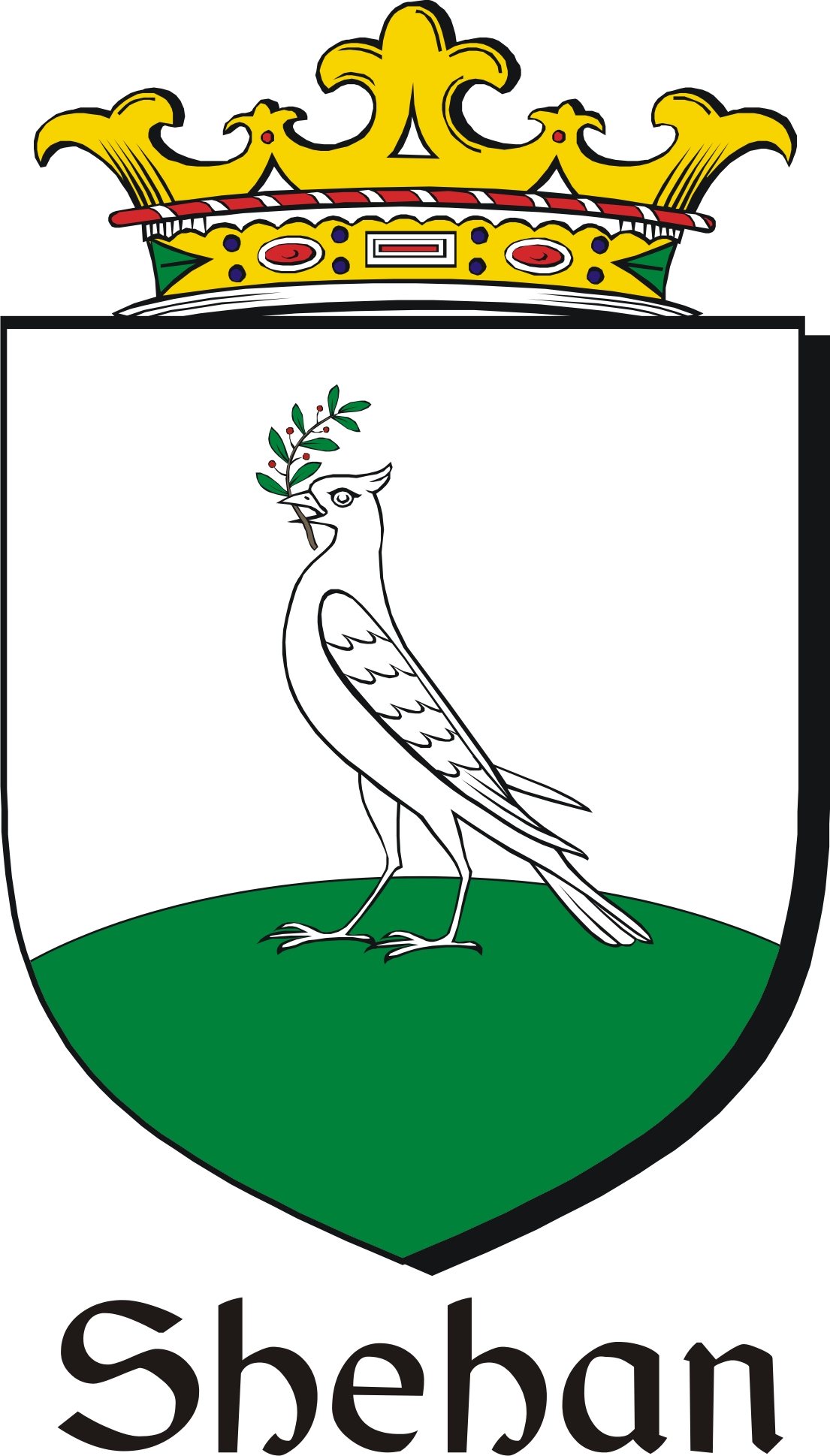Product picture Shehan Family Crest / Irish Coat of Arms Image Download