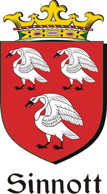 Product picture Sinnott Family Crest / Irish Coat of Arms Image Download