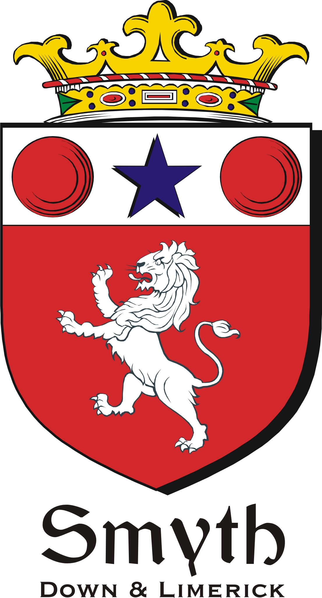 Product picture Smyth-Do Family Crest / Irish Coat of Arms Image Download