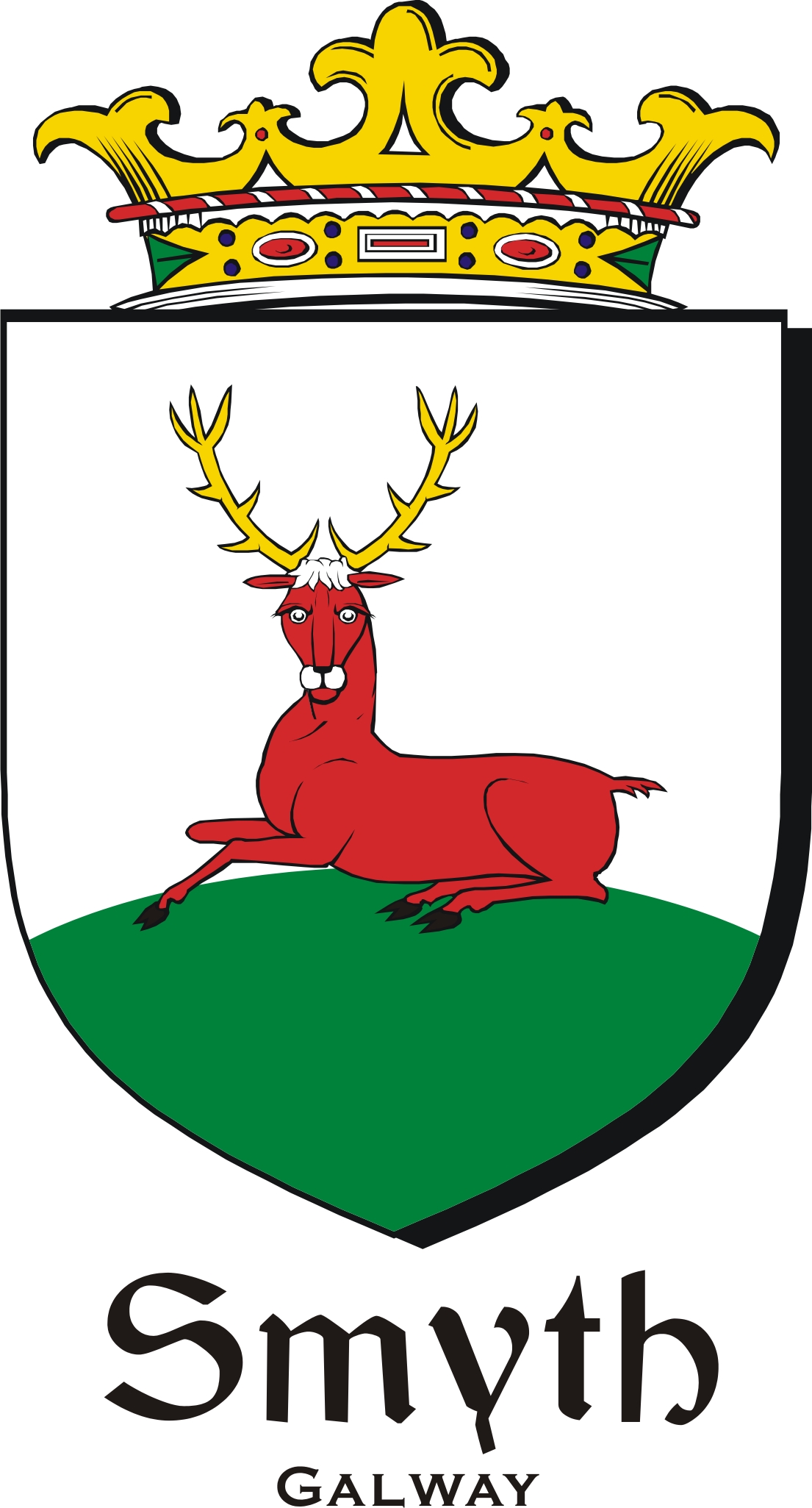 Product picture Smyth-Galway Family Crest / Irish Coat of Arms Image Download
