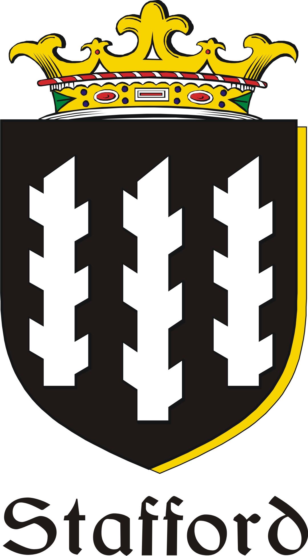 Product picture Stafford Family Crest / Irish Coat of Arms Image Download