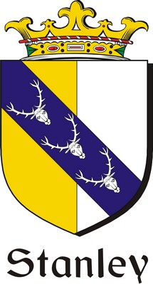 Product picture Stanley Family Crest / Irish Coat of Arms Image Download