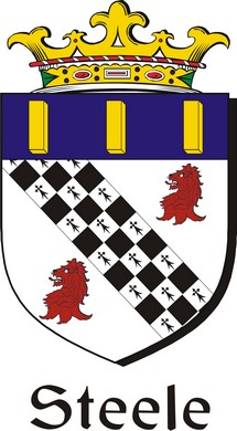 Product picture Steele Family Crest / Irish Coat of Arms Image Download