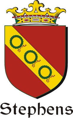 Product picture Stephens Family Crest / Irish Coat of Arms Image Download