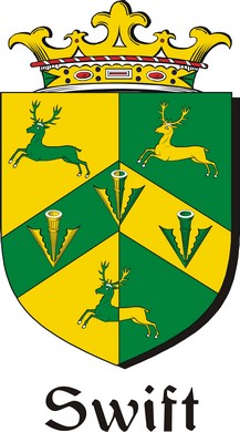 Product picture Swift Family Crest / Irish Coat of Arms Image Download