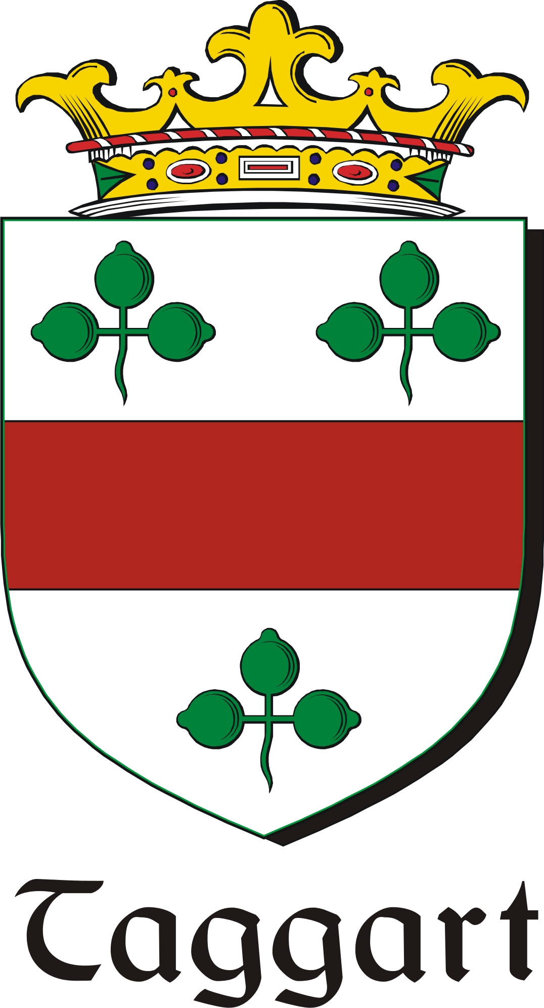 Product picture Taggart Family Crest / Irish Coat of Arms Image Download