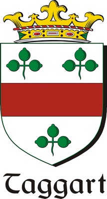 Product picture Taggart Family Crest / Irish Coat of Arms Image Download