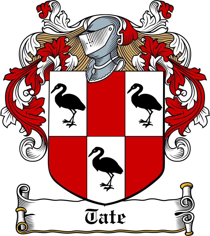 Product picture Tate Family Crest / Irish Coat of Arms Image Download