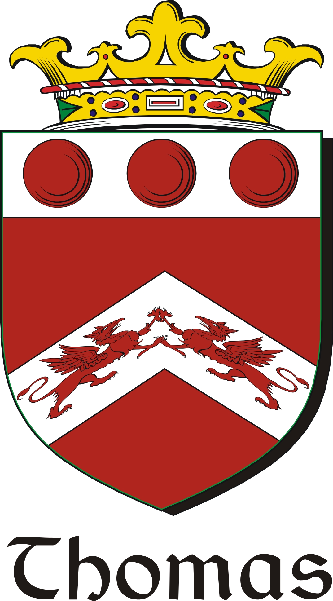 Product picture Thomas Family Crest / Irish Coat of Arms Image Download
