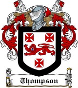 Product picture Thompson Family Crest / Irish Coat of Arms Image Download