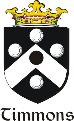 Product picture Timmons Family Crest / Irish Coat of Arms Image Download