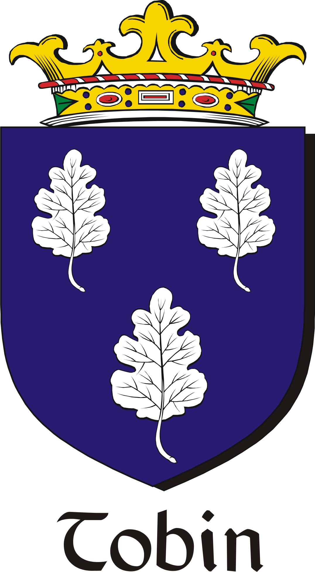 Product picture Tobin Family Crest / Irish Coat of Arms Image Download