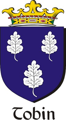 Product picture Tobin Family Crest / Irish Coat of Arms Image Download