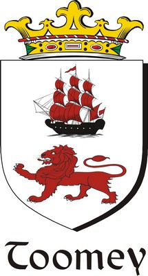Product picture Toomey Family Crest / Irish Coat of Arms Image Download