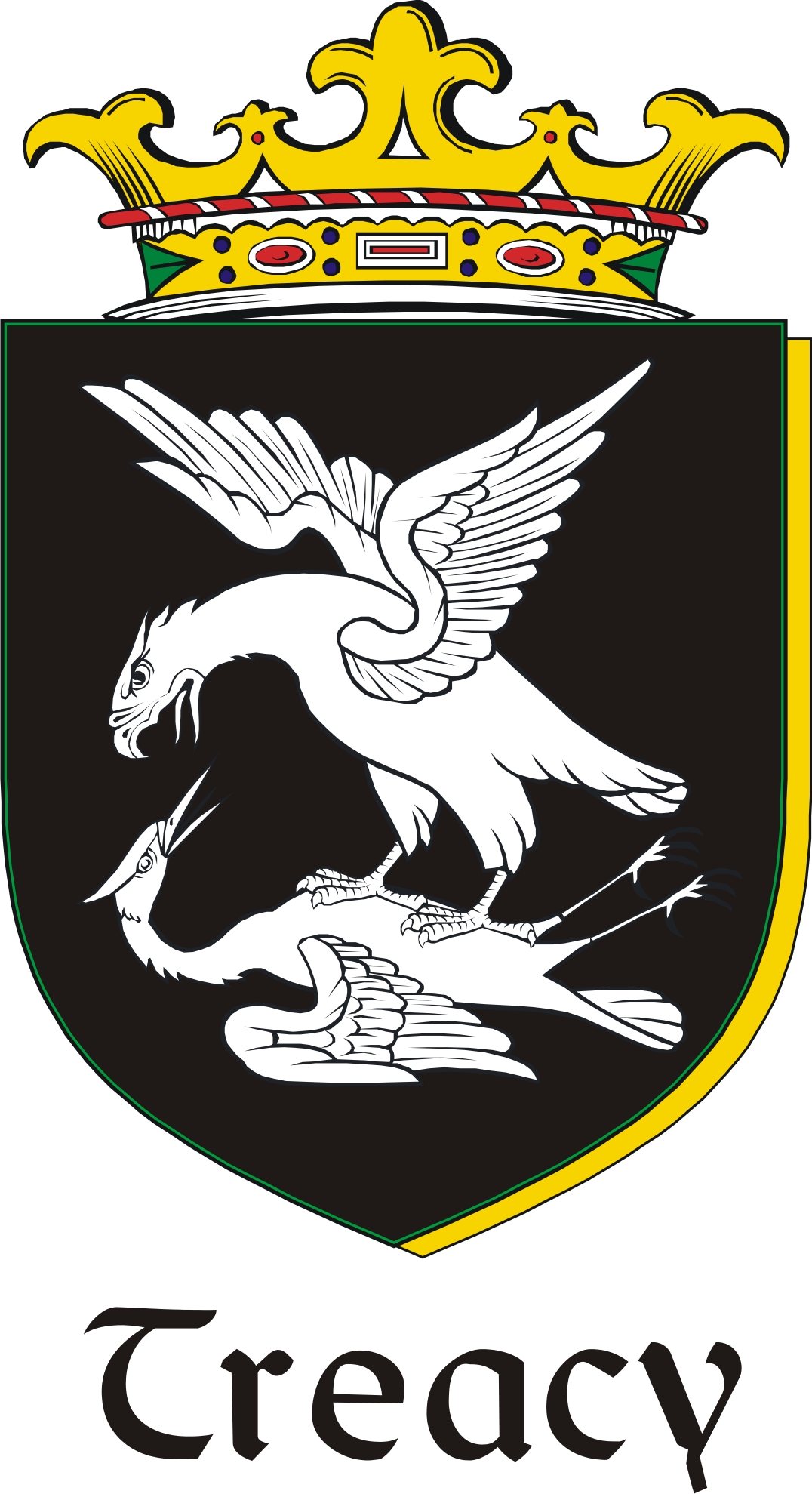Product picture Treacy Family Crest / Irish Coat of Arms Image Download