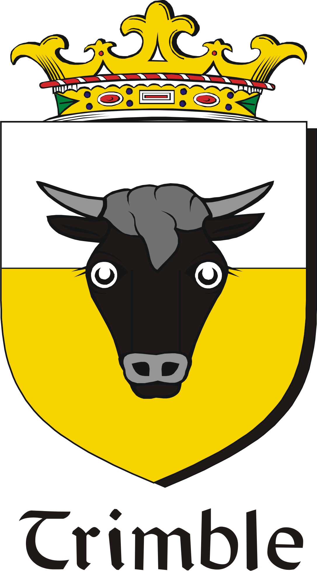 Product picture Trimble Family Crest / Irish Coat of Arms Image Download