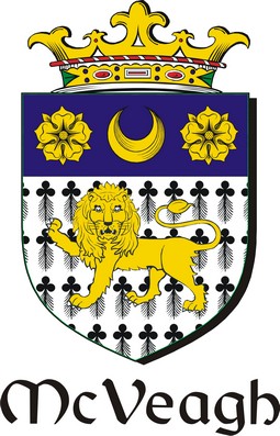 Product picture Veagh-Mc Family Crest / Irish Coat of Arms Image Download
