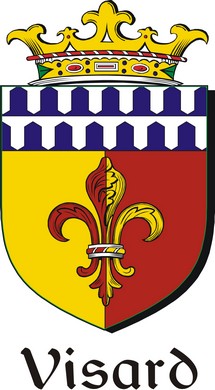 Product picture Visard Family Crest / Irish Coat of Arms Image Download